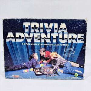 Vintage‎ 1983 Pressman Trivia Adventure Space Themed Board Game Complete